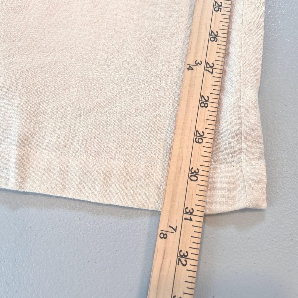 J. Jill Beige Linen Blend Wide Leg Trousers XL Relaxed Pants Coastal Minimalist - Picture 14 of 15